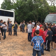 Pelotão Mirim da Brigada Militar e estudantes da Escola de Sinimbu realizam visita ao Parque Zoológico de Sapucaia do Sul/RS. 