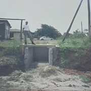 Construção do Estande de Tiro em 1991