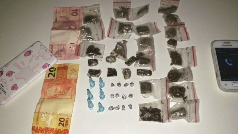 18° BPM efetua prisão por tráfico de drogas