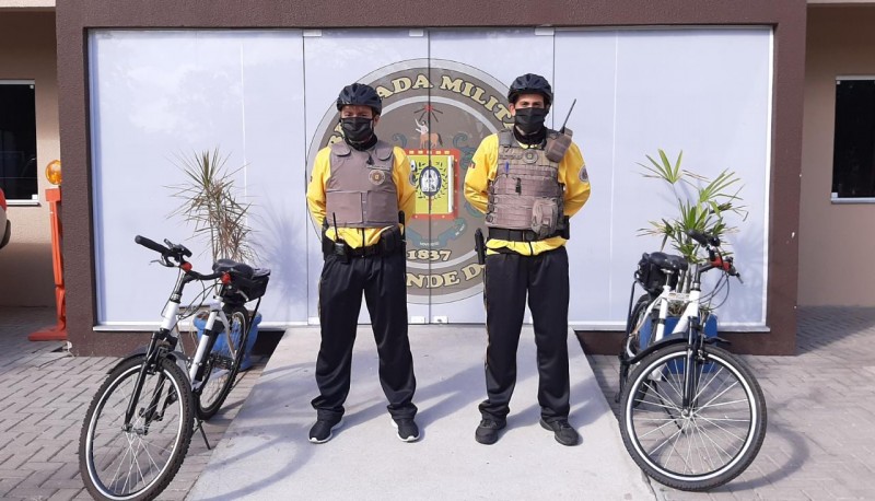 Policiamento bicicleta