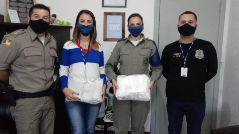 Doação de máscaras
