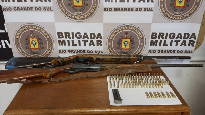 Materiais apreendidos