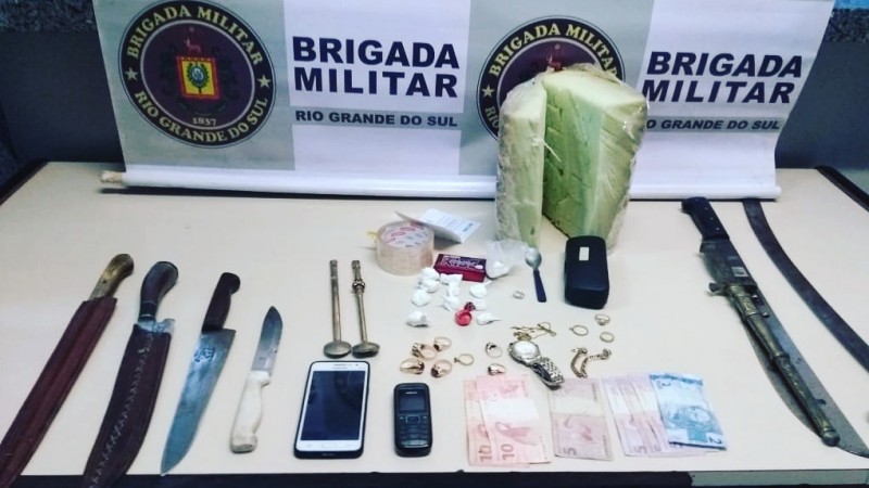 Prisão por tráfico de drogas dia 12set20 em Santo Ângelo