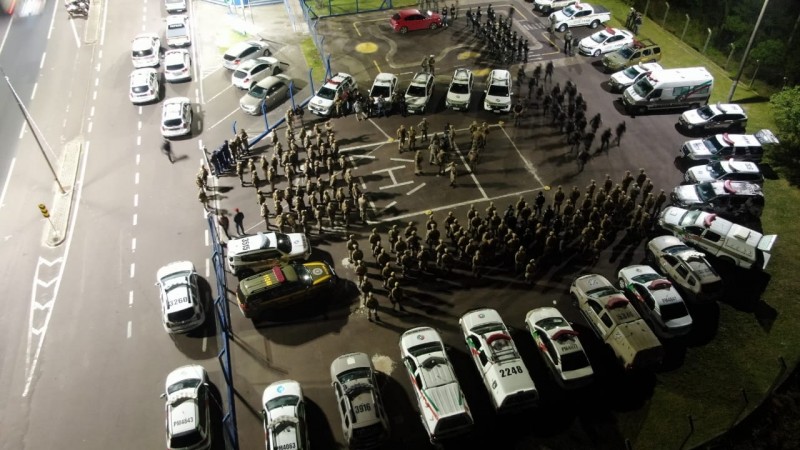 Operação conjunta BM e PM de SC