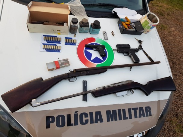 Armas apreendidas