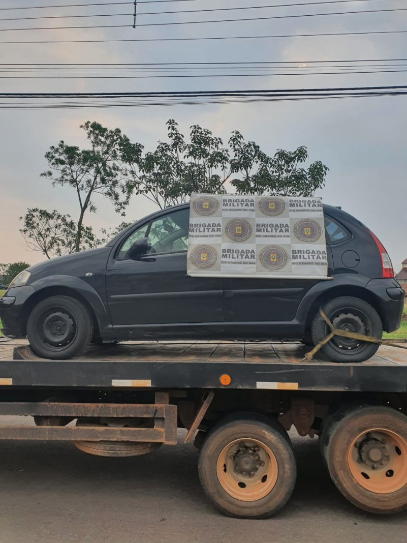 Apreensão de veículo roubado