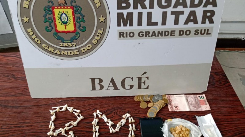 Materiais apreendidos