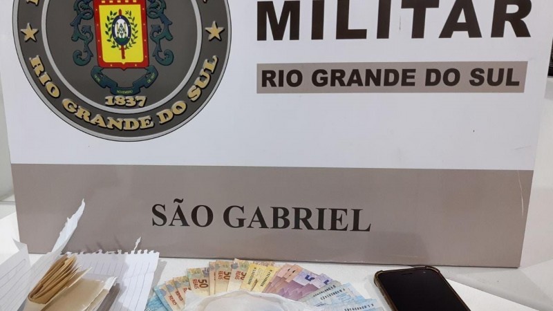 Materiais apreendidos