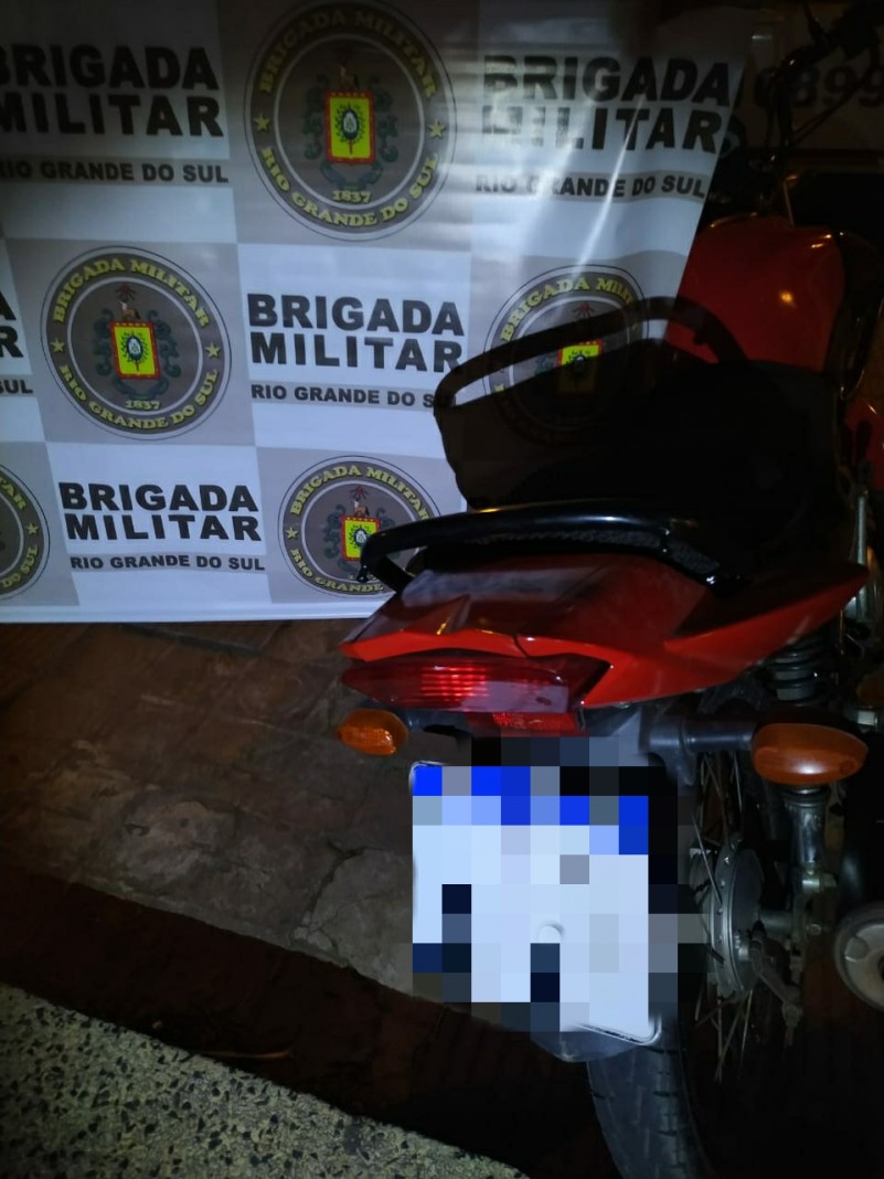 motocicleta recuperada
