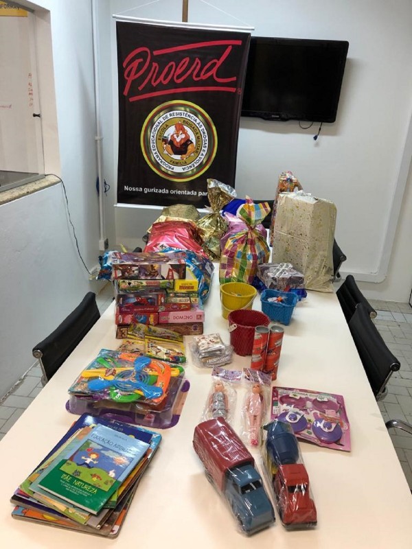 Pedidos das crianças foram atendidos pelo efetivo do CRPO Litoral