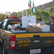 brinquedos arrecadados em Sapiranga