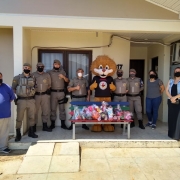 Entrega dos brinquedos em Osório