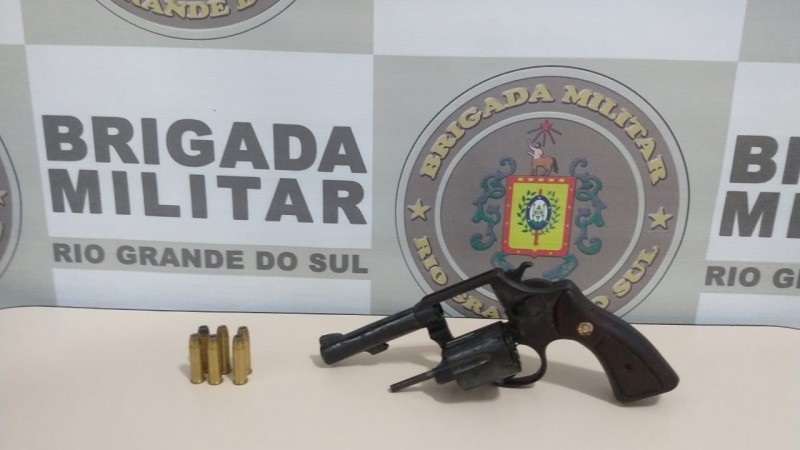 Arma de fogo apreendida em Três Passos