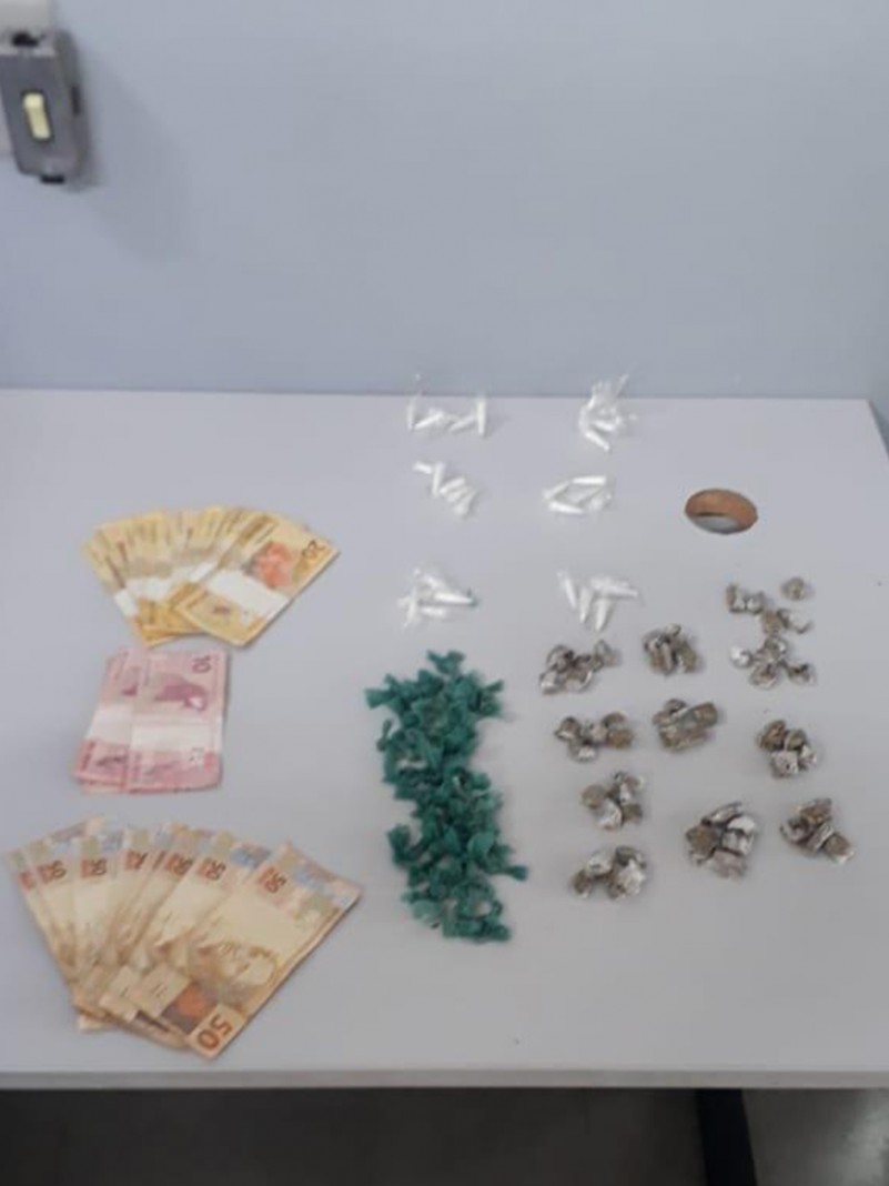 BM de Viam&atilde;o apreende adolescente por tr&aacute;fico de drogas 