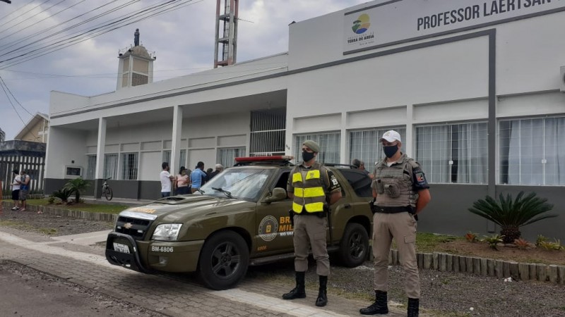 Policiamento no domingo de eleição