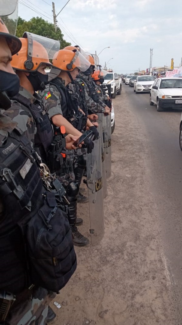 Aglomerações foram dispersadas