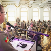 Entrega de comenda no Quartel do Comando-Geral 