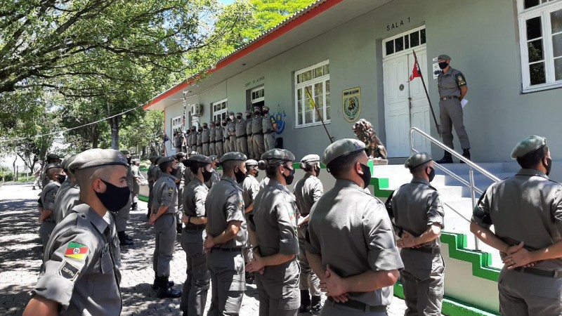 Comandante-Geral da BM visita Polo de Ensino do Vale do Rio Pardo

