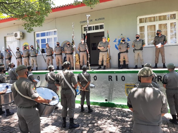 Comandante-Geral da BM visita Polo de Ensino do Vale do Rio Pardo
