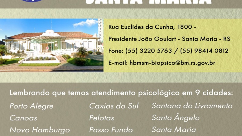 Atendimento psiqui&aacute;trico em SM