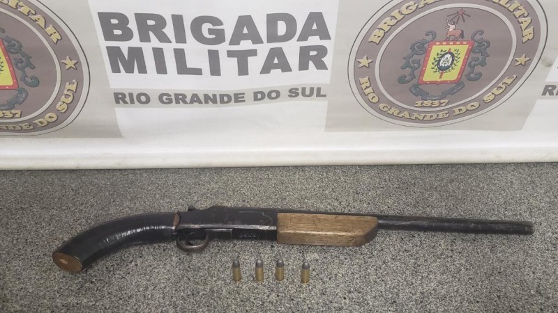 Arma de fogo apreendido em 01 12 2020