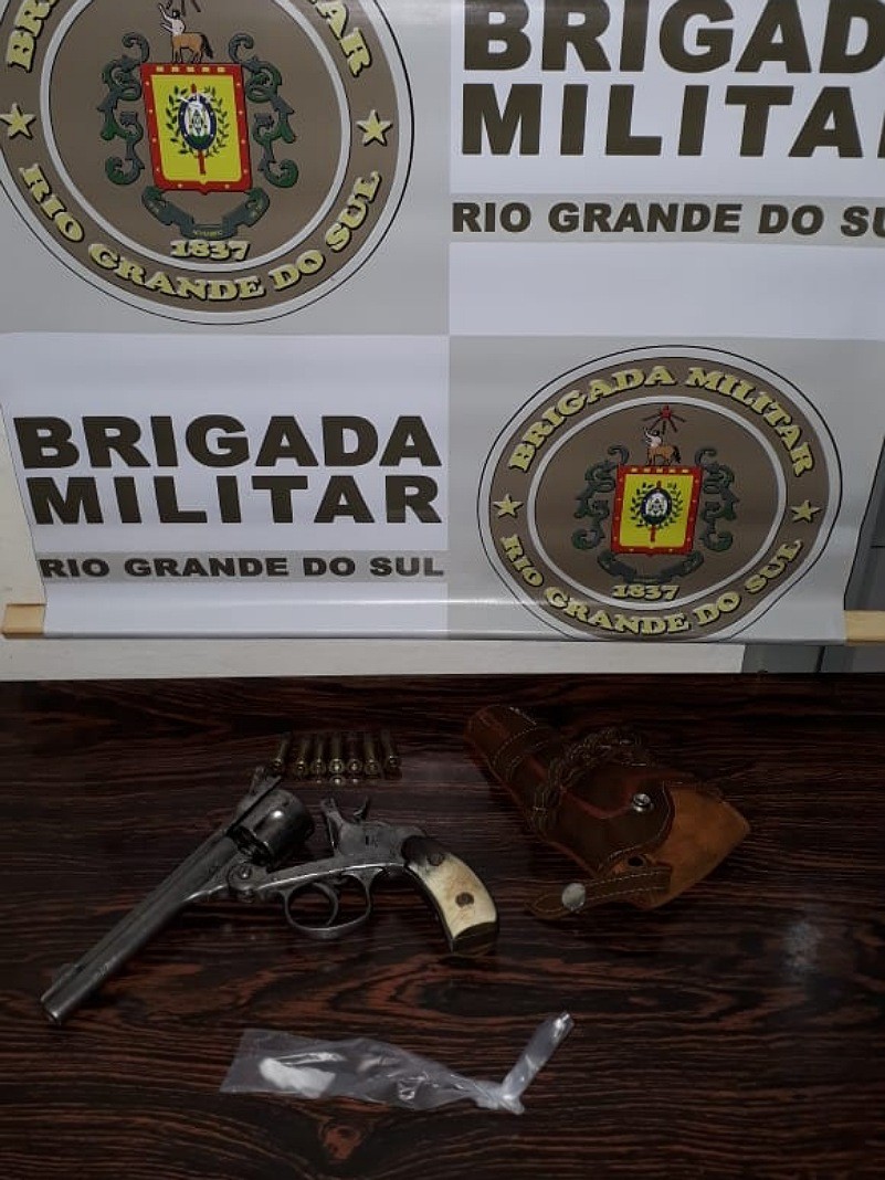 Arma de fogo apreendida em Santo Augusto