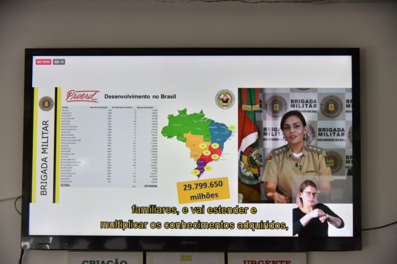 Major Karine - Coordenadora técnica estadual do Proerd