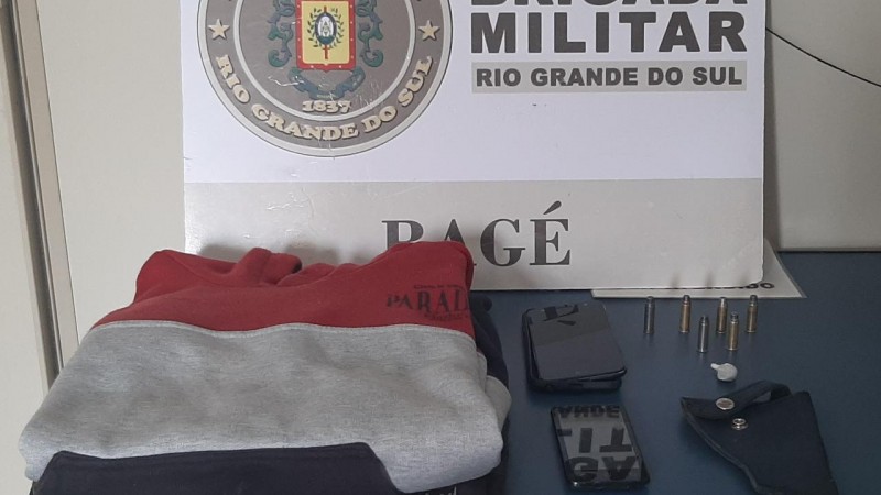 Materiais apreendidos