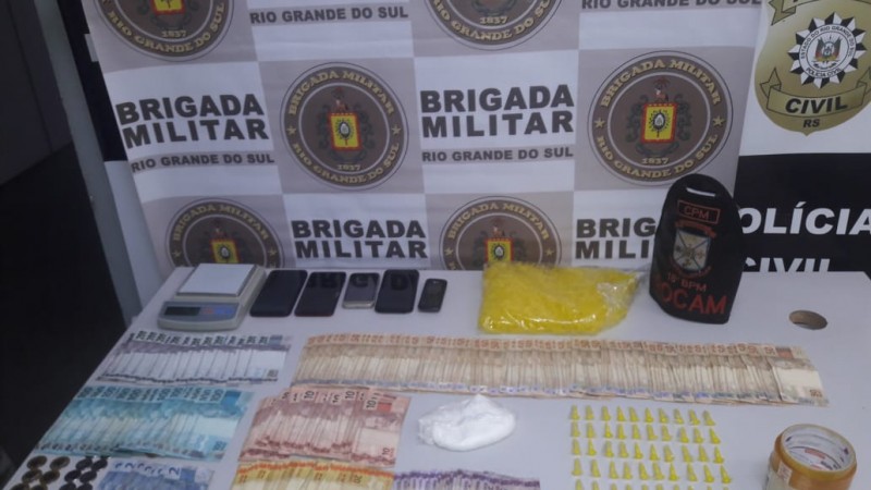 BM de Viamão prende por tráfico de drogas