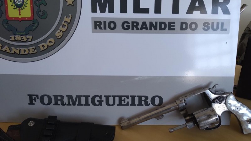BM apreende arma de fogo