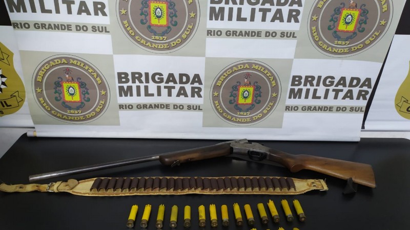 Opera&ccedil;&atilde;o H&oacute;rus apreende arma no munic&iacute;pio de Vicente Dutra