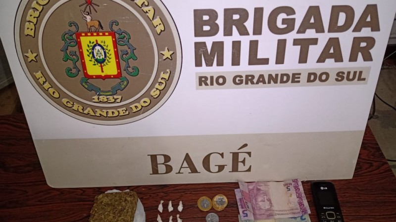 Materiais apreendidos