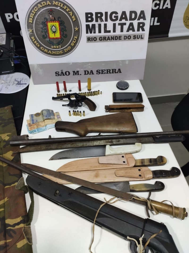 Brigada Militar prende adolescente pela Lei Maria da Penha (Les&atilde;o Corporal) em S&atilde;o Martinho da Serra