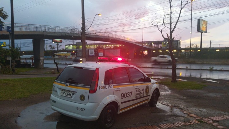 policiamento Parada do Trensurb
