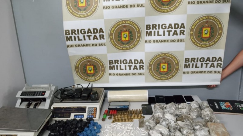 BM prende por tráfico de drogas em Viamão
