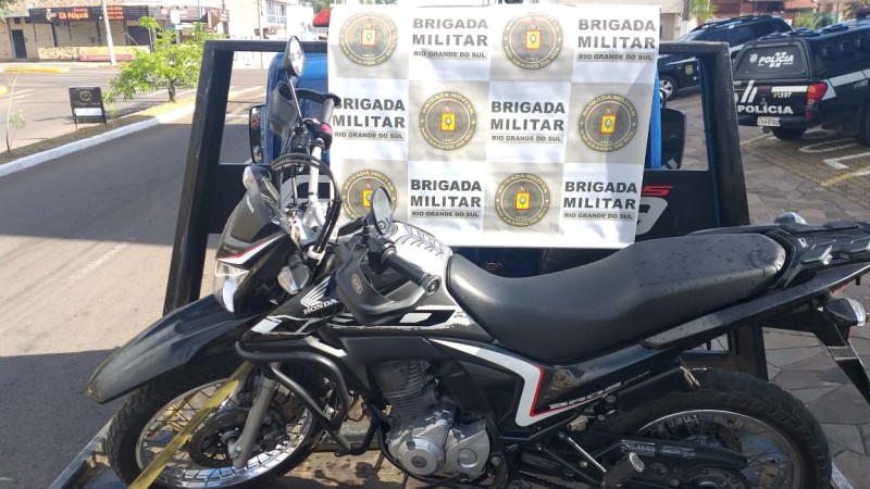 apreens&atilde;o de motocicleta em ocorr&ecirc;ncia de roubo