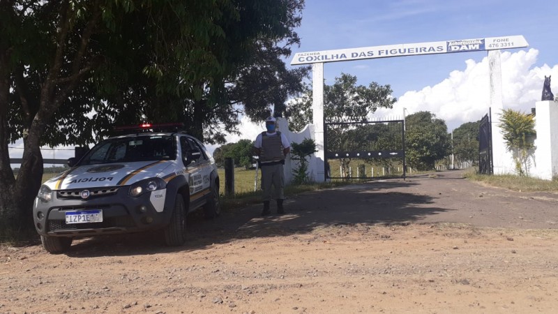 policiamento em Nova Santa Rita