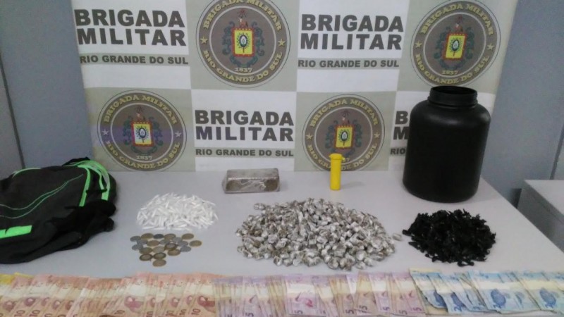 BM de Viamão prende por tráfico de drogas