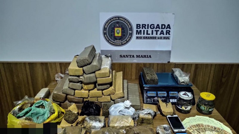Droga apreendida 