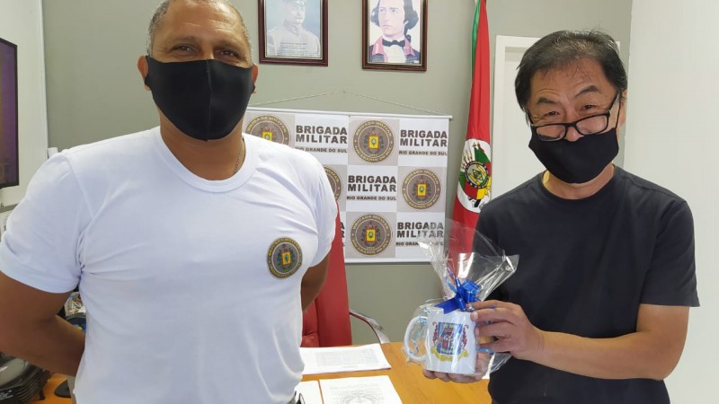 Vista de agradecimento ao 25&ordm; BPM
