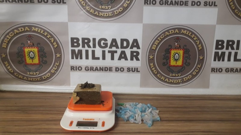 droga, balança e pinos