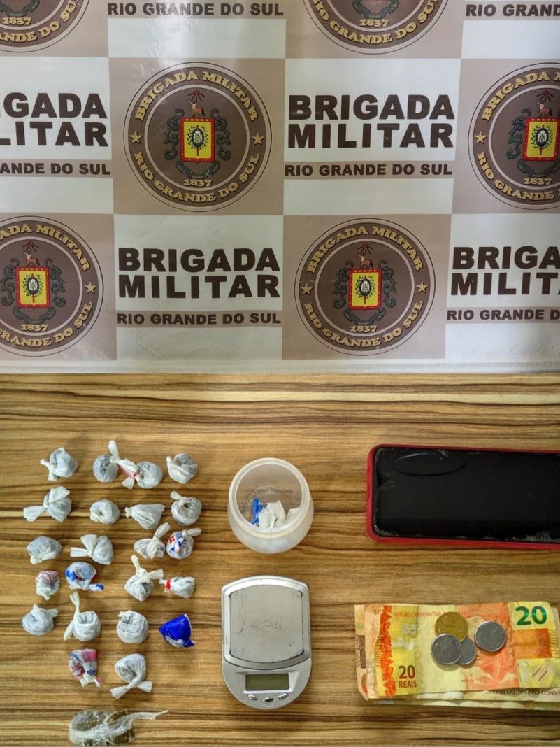 drogas, dinheiro...