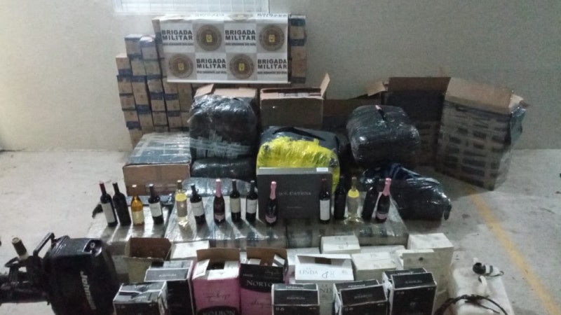 produtos apreendidos