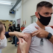 Vacina dos Policiais em Sapucaia