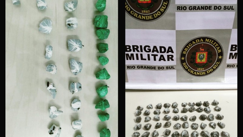 BM de Santo Ângelo apreende entorpecentes arremessadas para o interior do Presídio