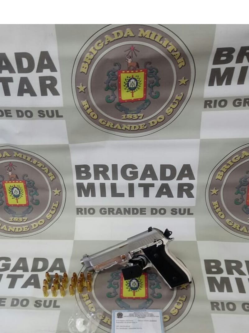 ARMA APREENDIDA EM FARROUPILHA EM 11 DE ABRIL
