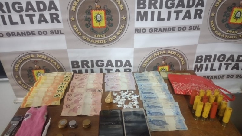 materiais apreendidos