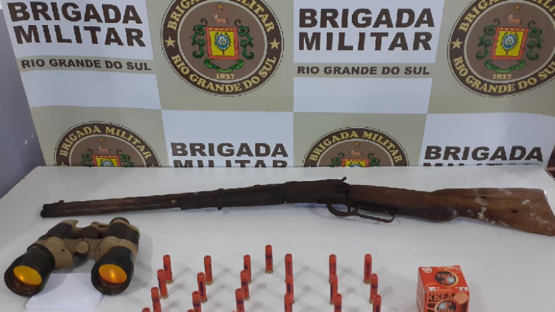 Operação Hórus apreensão de armas de fogo e munições