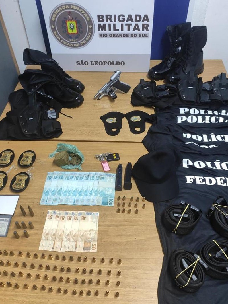 25º BPM recaptura preso e apreende arma e drogas