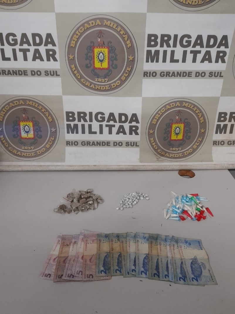 BM prende por tr&aacute;fico de drogas em Viam&atilde;o